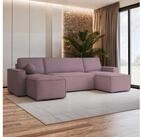Masseno Ecksofa PESANO mit Schlaffunktion U-Form, Sofa mit Bettkasten