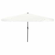 vidaXL Sonnenschirm Garten-Sonnenschirm Sand und Anthrazit 395 x 395 x 245 cm