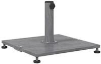 vidaXL Schirmhalter Sonnenschirmst&auml;nder Dunkelgraue Holzoptik 45 x 45 x 31 cm, 1