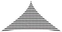 vidaXL Sonnensegel Sonnensegel Anthrazit und Wei&szlig; 3 x 3 x 4,2 m HDPE, (1-tlg)