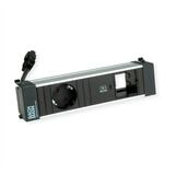 Bachmann POWER FRAME 1xCEE7/3 Einbau-Tischsteckdosenleiste (Kabell&auml;nge 0.2 m), 1xUSB