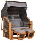deVries Strandkorb deVries Strandkorb PURE&reg; CLASSIC XL SUN PE Des.466 stone...