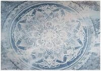 Wallarena Fototapete Mandala Beton - Mehrfarbig - Modern - Vlies - Wohnzimmer, glatt,