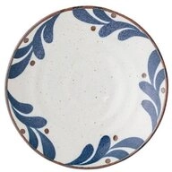Bloomingville Servierschale Camellia, 175 ml, &Oslash; 16 cm, blau / braun,