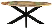 vidaXL Esstisch, Esszimmertisch Rund 175x75 cm Altholz Massiv