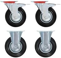vidaXL Schwerlastrolle Rollen 4 Stk. 125 mm, (4-St)