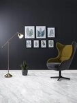 Check Vinylboden Klick Vinyl -Hochglanz Marmoroptik 83x47 cm - 2157,2158,2160 -,