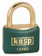 Kasp Vorh&auml;ngeschloss Vorh&auml;ngeschloss, Messing, ummantelt, 40 mm,...