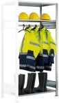 SCHULTE Lagertechnik Steckregal Anbauregal, Garderobenregal MULTIplus150 2000 x...