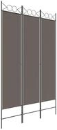 vidaXL Paravent, 3-tlg. Raumteiler Anthrazit 120x220 cm Stoff