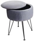 MCW Sitzhocker MCW-K47, mit Staufach