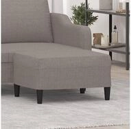 vidaXL Fu&szlig;hocker, Fu&szlig;hocker Taupe 70x55x41 cm Stoff