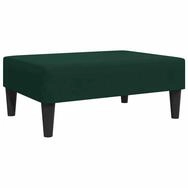 vidaXL Polsterhocker Fu&szlig;hocker Dunkelgr&uuml;n 77x55x31 cm Samt (1 St)
