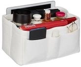 relaxdays Handtasche Taschenorganizer Handtasche Filz wei&szlig;, S