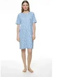 Mey Nachthemd Flower Meadow Floraler Print blau S (38)