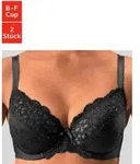 petite fleur B&uuml;gel-BH (Packung, 2 St&uuml;ck) mit elastischer Spitze, Dessous &ndash;...