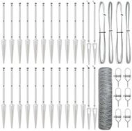 vidaXL Gartenzaun Schwei&szlig;drahtzaun mit Spikes 50 x 0,6 m (B x H), (1-St)