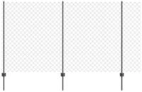 vidaXL Gartenzaun Kettenzaun mit Pfosten 10 x 1,4 m (B x H), (1-St)