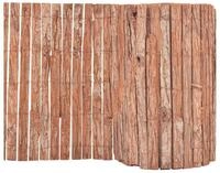 vidaXL Gartenzaun Gartenzaun Rinde 1000&times;50 cm, (1-St)