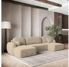 Masseno Ecksofa SAVONA mit Schlaffunktion U-Form, Sofa mit Bettkasten