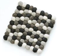 Cilio Topfuntersetzer Untersetzer Quadratisch 21x21cm Schafwolle Filz bis 100 Grad