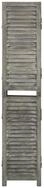 vidaXL Raumteiler, 6-tlg. Paravent Grau 214x166 cm Massivholz