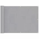 vidaXL Balkonsichtschutz Balkonsichtschutz Hellgrau 75 x 200 cm (1-St)
