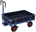 CORDES Transportroller VARIOfit Handpritschenwagen mit Bordwand Luftbereifung 985 x