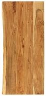 vidaXL Waschtischplatte Badezimmer-Waschtischplatte Massivholz 140x52x3,8 cm