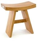 VCM Gartenstuhl Hocker Teakholz Sitzhocker Holzhocker H&ouml;he 47cm (1 St)