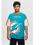 Recovered T-Shirt NFL Dolphins Miami Cut and Sew Oversized f&uuml;r alle Miami