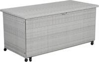 Greemotion Kissenbox Polyrattan-Kissenbox zum Ausziehen, ca. 142 x 68 x 133 cm...