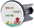 Sanilo Waschbeckenst&ouml;psel Wash Your Hands, &Oslash; 4.0 cm, hochwertig, universell, mit