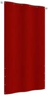 vidaXL Balkonsichtschutz Balkon-Sichtschutz Rot 120x240 cm Oxford-Gewebe (1-St)