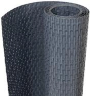 vidaXL Balkonsichtschutz Balkonabdeckung Anthrazit 500x80 cm Poly Rattan