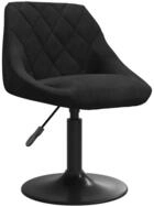 vidaXL Barhocker Barhocker Schwarzer Samt (1 St)
