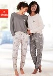 Vivance Dreams by Lascana Pyjama (Packung, 2 St&uuml;ck) mit s&uuml;&szlig;em Herzchen-Print