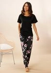 Vivance Dreams Pyjama (Set, 2 tlg) mit Blumendruck