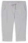 TOM TAILOR Bermudas Tapered Relaxed Capri Hose mit Kordelzug