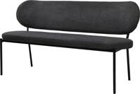 byLIVING Sitzbank Jersey, mit Webstoff-Bezug, mit R&uuml;ckenlehne, Breite 160 cm