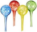 relaxdays Bew&auml;sserungskugel Bunte Bew&auml;sserungskugeln Glas 4er Set