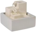 dobar Weinregal dobar Dreistufiger Design Zimmerbrunnen Keramik, Blau, 14x12,5x22 cm