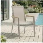 IDIMEX Gartenstuhl WINDY (6 St), Terrasse Outdoor St&uuml;hle wetterfest aus Alu 6
