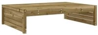vidaXL Hocker, Gartenhocker 120x80 cm Kiefernholz Impr&auml;gniert