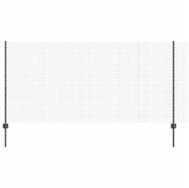 vidaXL Gartenzaun Schwei&szlig;drahtzaun mit Pfosten 25 x 1,2 m (B x H), (1-St)