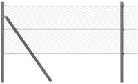 vidaXL Gartenzaun Ground Fix Geschwei&szlig;ter Drahtzaun 10 x 0,6 m (B x H), (1-St)