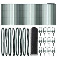 vidaXL Gartenzaun Ground Fix Geschwei&szlig;ter Drahtzaun 100 x 0,4 m (B x H), (1-St)