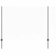 vidaXL Gartenzaun Geschwei&szlig;ter Drahtzaun 10 x 1,6 m (B x H), (1-St)