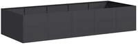 vidaXL Hochbeet 200 x 80 x 40 cm Pflanzgef&auml;&szlig; Olivgr&uuml;n 200x80x40 cm Stahl