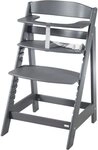 roba&reg; Hochstuhl Treppenhochstuhl Sit Up Click 'N' Flex, anthrazit, aus Holz